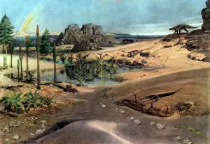 Paleozoology: Chirotherium in Lower Triassic Landscape