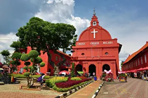 Anglican: Christ Church in Dutch Square, known as Red Square, in M