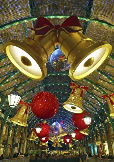Celebrations: Christmas Decorations in Covent Garden, London, England