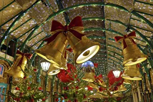 Celebrations: Christmas Decorations in Covent Garden, London, England