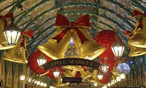 Celebrations: Christmas Decorations in Covent Garden, London, England