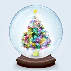 Snowglobes: Christmas Tree Snow Globe