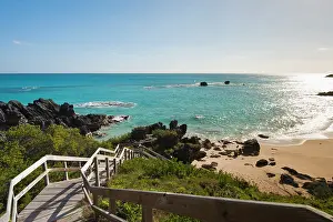 Stairway: Church Bay Park Beach, Bermuda