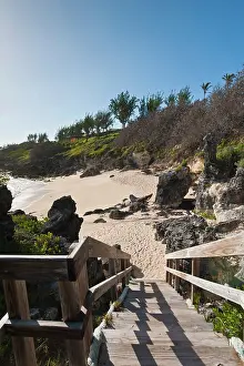 Stairway: Church Bay Park Beach, Bermuda