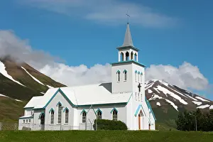 Howse: Church, Dalvik, Iceland, Europe