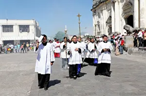 Population: Church festival with procession, Catedral de la