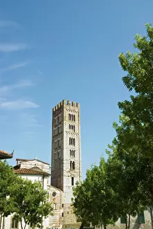 Facade: Church of San Frediano, Lucca, Tuscany