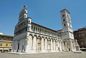 Facade: Church of San Michele in Foro, Lucca, Tuscany