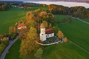 Johann: Church St. Johann Baptist in the morning light