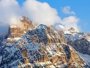 Limestone: Cima Tosa. View of the Dolomiti di Brenta from Val