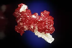 Cinnabar: Cinnabar and Quartz