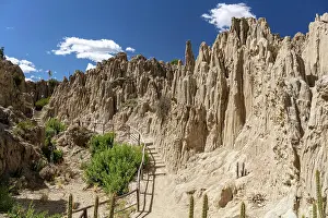 Bolivia: Circuit, visitor trail, Valle de la Luna, Moon Valley