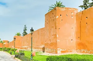 Moroccan: City Ramparts, Marrakech, Morocco