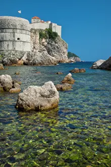 Fortified: Clear waters below the fortified old city