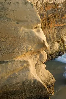 Chin: Cliff Face - sandstone cliff which's shape looks
