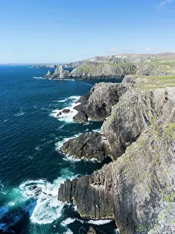 Stack: The cliffs between Dale and Huxter close
