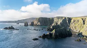 Stack: The cliffs between Dale and Huxter close