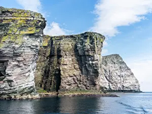 Stack: The cliffs of the isle of Noss, a famous