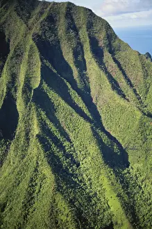 Basaltic: Cliffs, Kauai, Hawaii