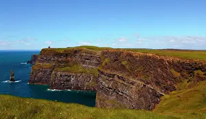 Lookout: Cliffs of Moher, viewpoint O'Brien, Ireland, Europe