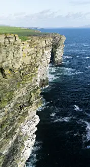 Queen: The cliffs at Noup Head on Westray island