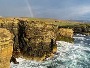 Formidable: The Cliffs of Yesnaby in Orkney, during