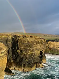 Formidable: The Cliffs of Yesnaby in Orkney, during