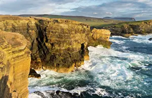 Formidable: The Cliffs of Yesnaby in Orkney, during