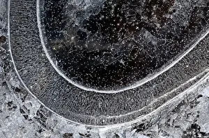 Duinen: Close up of Ice patterns