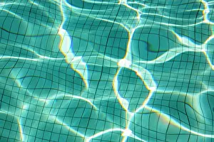 Clear: Close-up for pool water