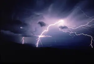 Electric: Cloud-to-Ground lightning during a summer storm