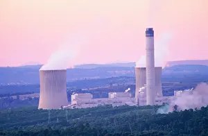 Stations: Coal Fired Power Station - water vapour & unseen