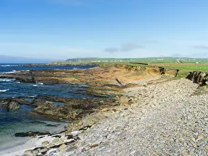 Settlement: Coastline near Birsay, Orkney islands, Scotland