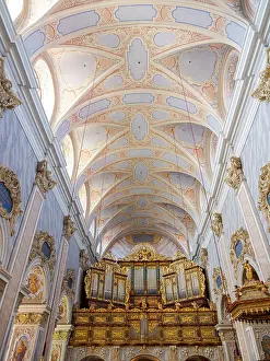 Wachau: The collegiate church, the interior. Gottweig Abbey