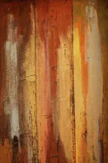 Worn: Color door, Roussillon, France