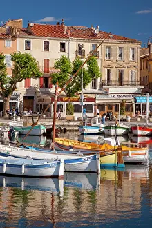 Moored: Colorful boats in the small harbor of La