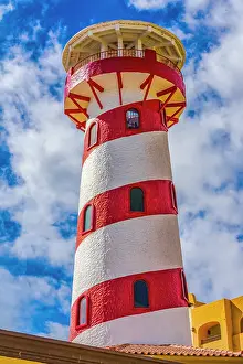 Cabo: Colorful lighthouse marina harbor, Cabo San Lucas