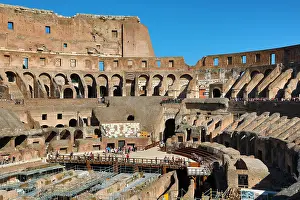 Amphitheatre: The Colosseum Roman amphitheatre, Rome, Italy