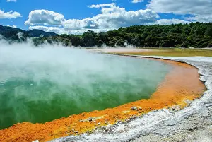 Multi: The colourful multi hued champagne pool, Wai-O-Tapu