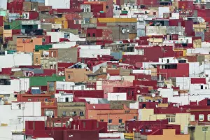 Modest: Colourful popular quarter in Algeciras Cadiz province