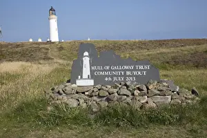 Sign: Community buyout sign, Mull of Galloway lighthouse