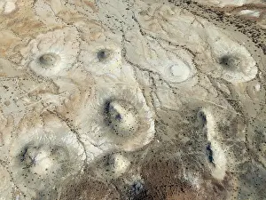Eroded: Conical rocks, so-called Prince Albert formations