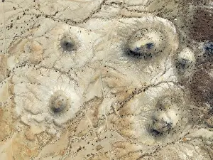 Eroded: Conical rocks, so-called Prince Albert formations
