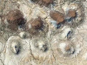 Eroded: Conical rocks, so-called Prince Albert formations