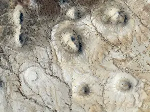 Eroded: Conical rocks, so-called Prince Albert formations