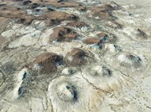 Eroded: Conical rocks, so-called Prince Albert formations