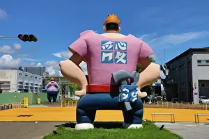 Model: Construction Man figure on Pier 2, Kaohsiung, Taiwan