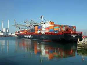 Container: Container Ship, Le Havre, Normandy, France