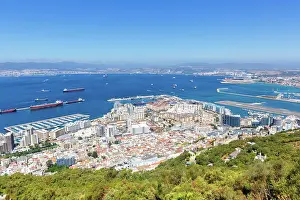 Gibraltar: Copyspace text free space landscape travel rock