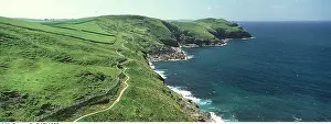 Headland: CORNWALL - Coastal path between Port Isaac and Port Quinn
